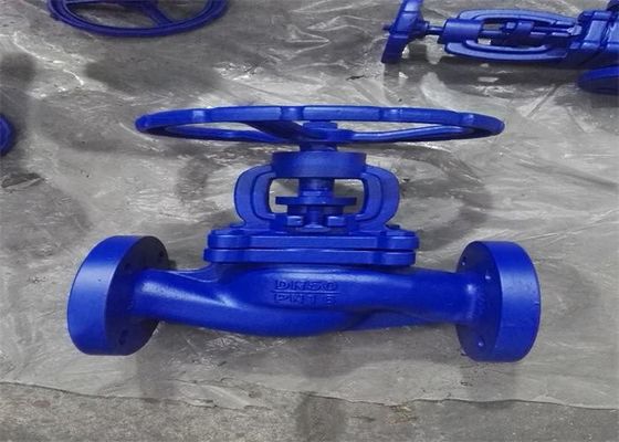 1.0 Mpa Din Globe Valve Flanged Material Carbon Steel Water And Oil Medium