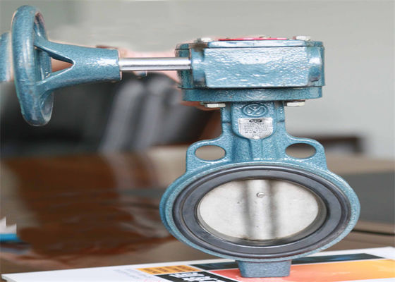 10k Wafer Butterfly Valve Size 125mm Pressure Gear