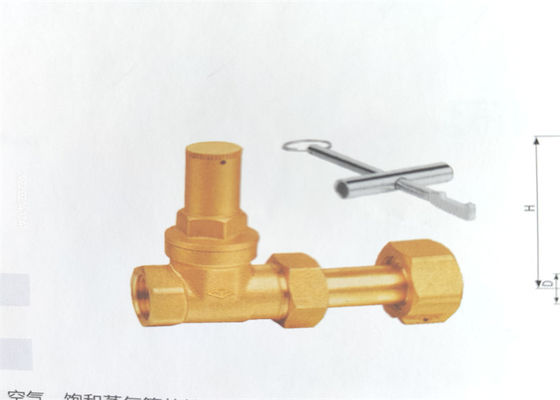 Telescopic Threaded Lockable Gate Valve , Durable Water Valve With Lock