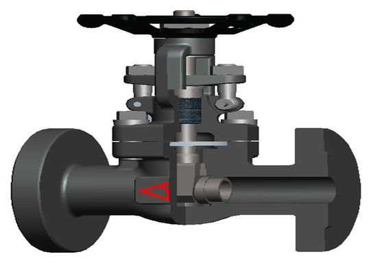 A105 Forged Steel Flanged Gate Valve Pressure 1.6/2.5/4.0/6.4mpa Rising Stem Dn150