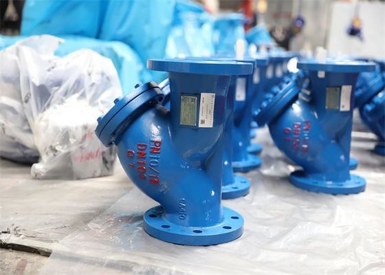 150mm 10k Standard Y Strainer Valve Cast Iron Material Water Steam Medium
