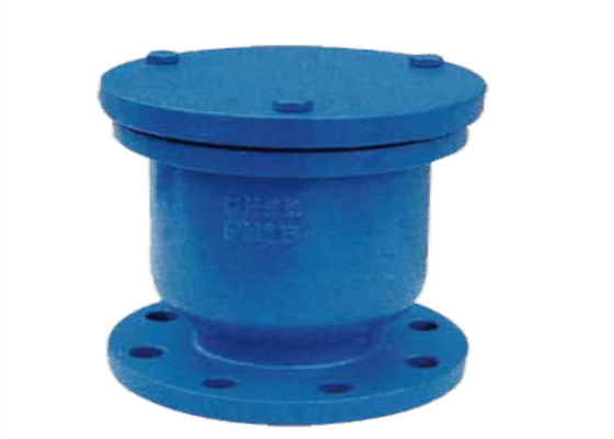 Rustproof Cast Iron Flanged Air Valve Single Ball PN10/ PN16 Standard