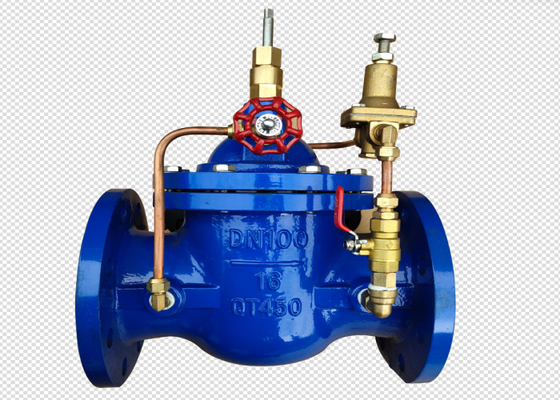 válvula 400X Grey Iron anticorrosivo de la conservación del agua del control de flujo 1.0mpa